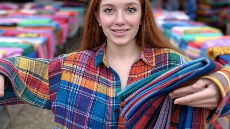 Flanela w stylu patchwork – Sztuka łączenia