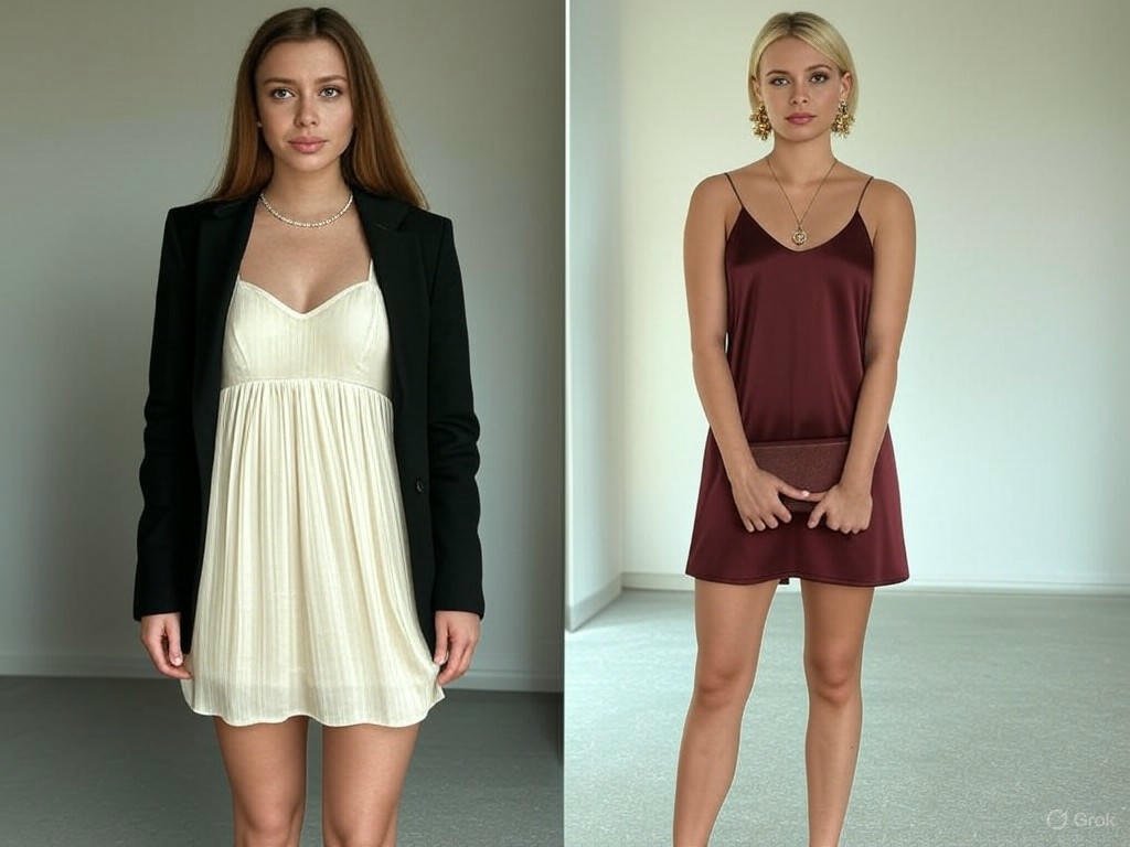 Satynowa slip dress – Minimalizm z nutą luksusu. Jak stylizować satynowe sukienki – z marynarką na dzień lub biżuterią na wieczór – dla prostego, ale glamour looku
