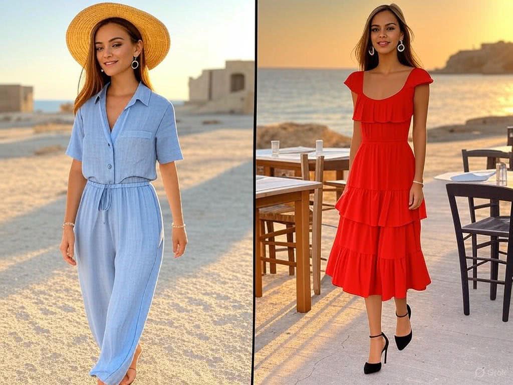 Cypr i Pafos – Ruiny za dnia i wieczór w porcie: Moda na każdą okazję