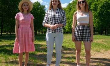 Wczesne lato w kratkę – Jak nosić ten ponadczasowy wzór. Inspiracje na stylizacje z kratką, np. koszule, sukienki czy szorty, idealne na przełom wiosny i lata