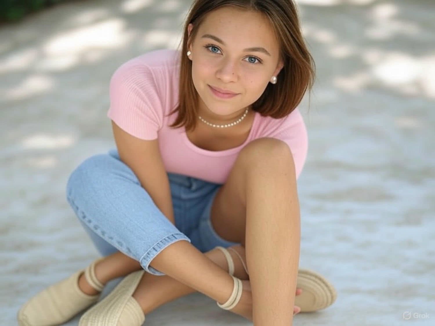 Letnia Randka w Złocistych Promieniach Słońca