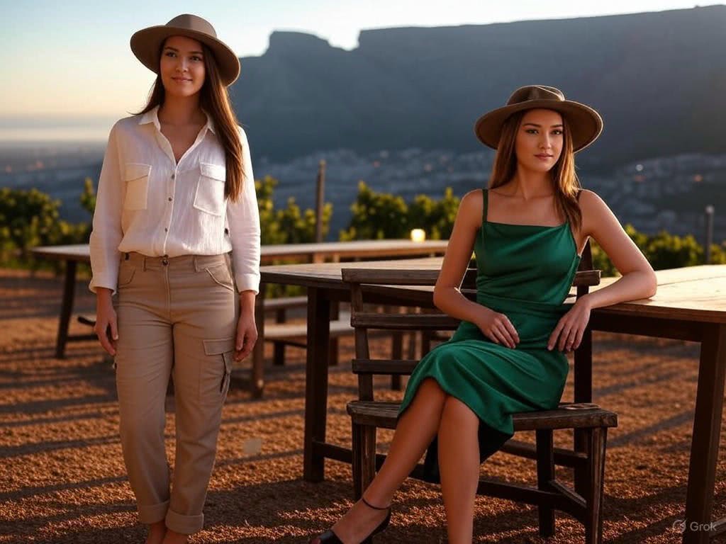 RPA i Kapsztad – Góry Stołowe za dnia i kolacja w winnicy: Jak się ubrać, by czuć się komfortowo i stylowo?