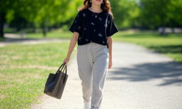 Sportowy szyk latem – Jak połączyć wygodę z elegancją. Pomysły na outfity z sneakersami, lnianymi spodniami i oversizowymi t-shirtami na ciepłe dni