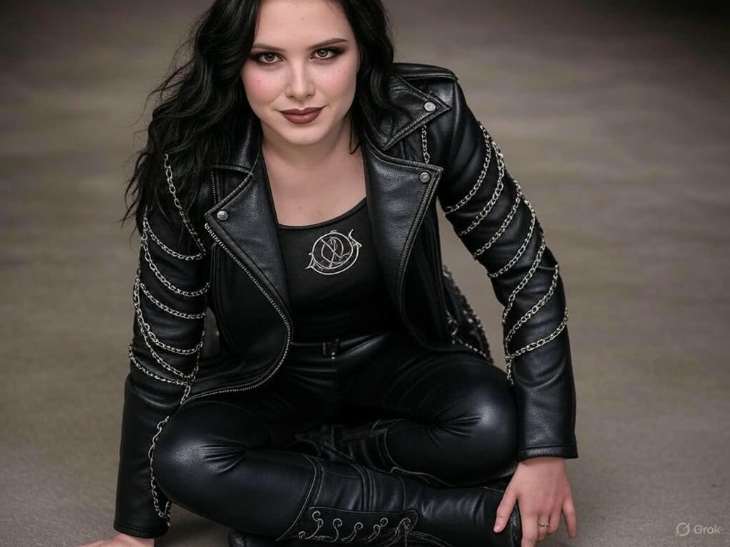 Heavy metal w czerni – Skóra i łańcuchy dla rockowej bogini