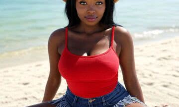 Czerwona plaża: Jak podkreślić opaleniznę z klasą i odwagą