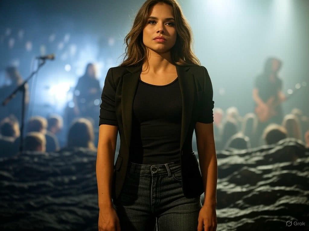 Wąska marynarka w kolorze czerni na koncert rockowy – jak podkreślić swoje atuty?