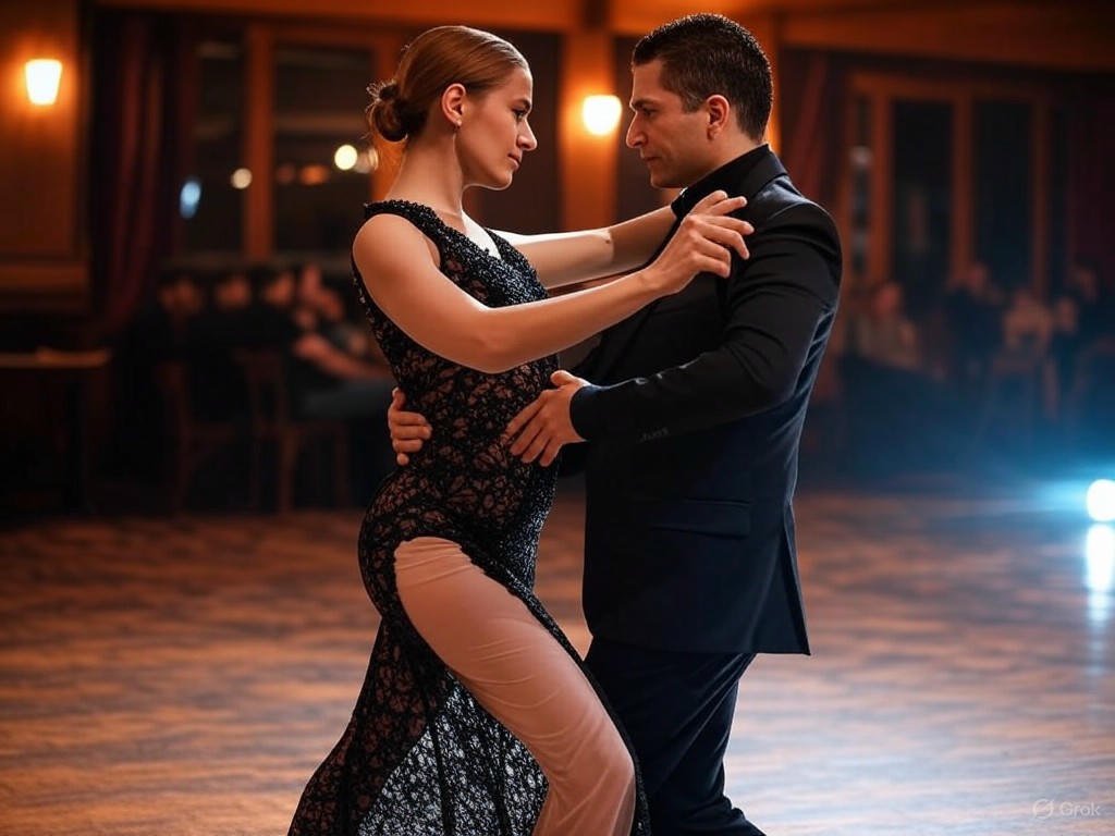 Tango – Elegancja i pasja w strojach tanecznych. Sukienki z rozcięciami i dopasowane garnitury – jak stroje do tanga odzwierciedlają zmysłowość i dramaturgię tego namiętnego tańca