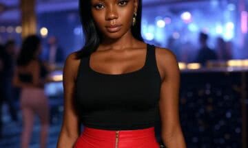 Seksowna i Elegancka Stylizacja na Imprezę dla Kobiety o Ciemnej Karnacji