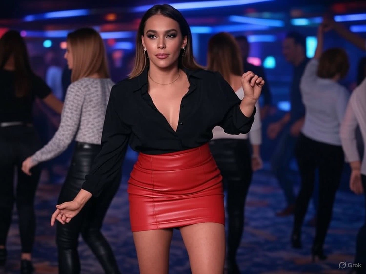 Skórzana mini spódniczka w odcieniu czerwieni na imprezę taneczną – jak to nosić z klasą i stylem?