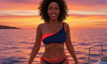 Bikini z Asymetrycznymi Ramiączkami: Odważna Elegancja na Plaży