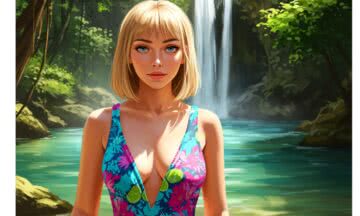 Jednoczęściowy kostium z głębokim dekoltem V: Jak dodać seksapilu i pewności siebie w egzotycznej dżungli