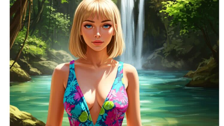 Jednoczęściowy kostium z głębokim dekoltem V: Jak dodać seksapilu i pewności siebie w egzotycznej dżungli