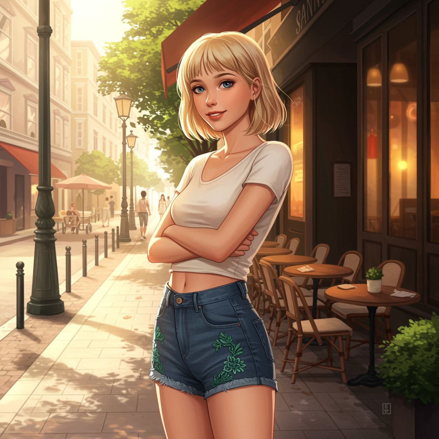 Krótkie szorty z haftami: Jak dodać seksapilu do wakacyjnych upałów w mieście