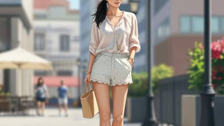 Wakacyjne Stylizacje: Jak Krótkie Koronkowe Spodenki Dodadzą Ci Seksapilu w Upalnym Lecie Miasta