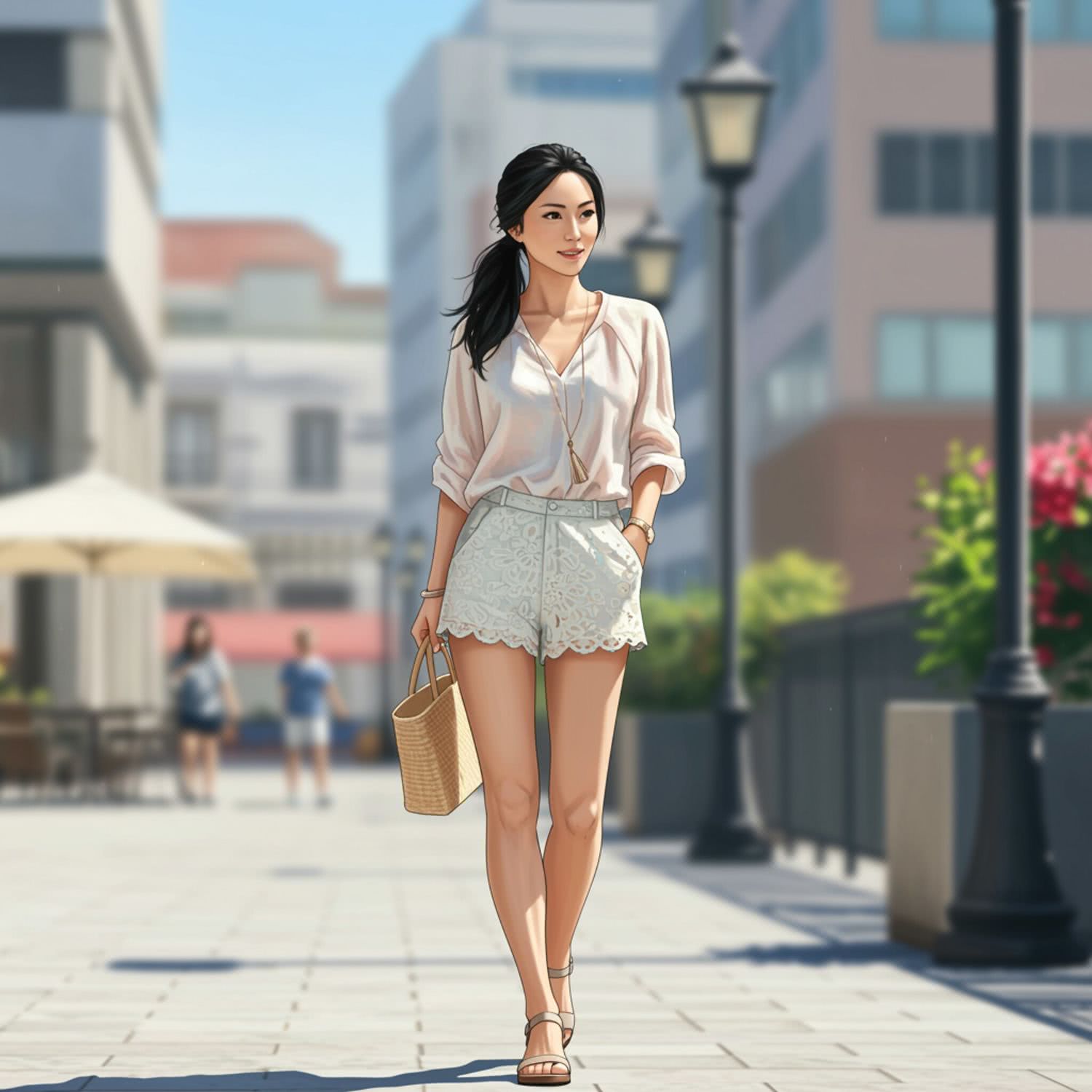 Wakacyjne Stylizacje: Jak Krótkie Koronkowe Spodenki Dodadzą Ci Seksapilu w Upalnym Lecie Miasta