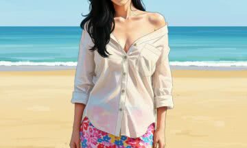 Krótka spódniczka w kwiatowe motywy i zmysłowa bluzka – jak stworzyć wakacyjną stylizację pełną seksapilu i pewności siebie