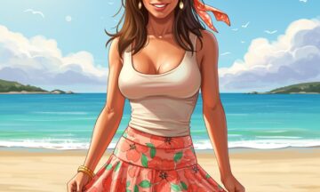 Wakacyjne Stylizacje: Jak Krótka Spódniczka Tenisowa z Florystycznymi Motywami i Seksowny Top Tank Rozpalą Twój Lato Pełen Pewności Siebie i Pożądania