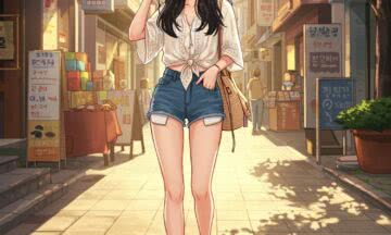 Wakacyjne Stylizacje: Jak Krótkie, Postrzępione Shorty z Spranego Denimu Podkreślą Twoją Kobiecość w Upalnym Lecie