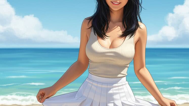 Biała Spódniczka Tenisowa i Seksowny Top: Wakacyjny Hit dla Filigranowej Kobiety