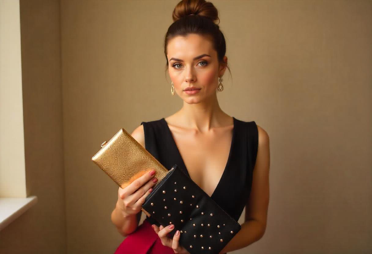 Elegancka torebka. Mała kopertówka na specjalne okazje