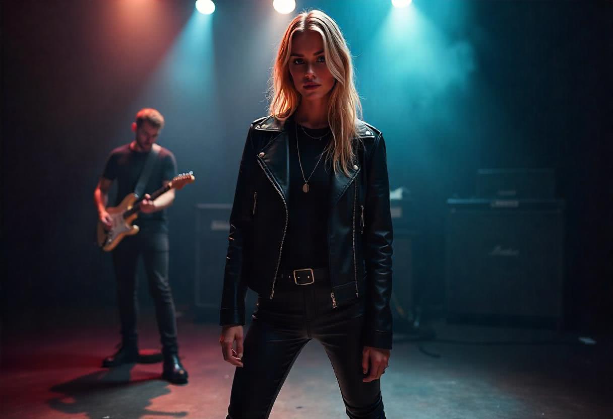 Legginsy z eko-skóry. Wygodne i odważne, idealne do rockowych lub sportowych stylizacji