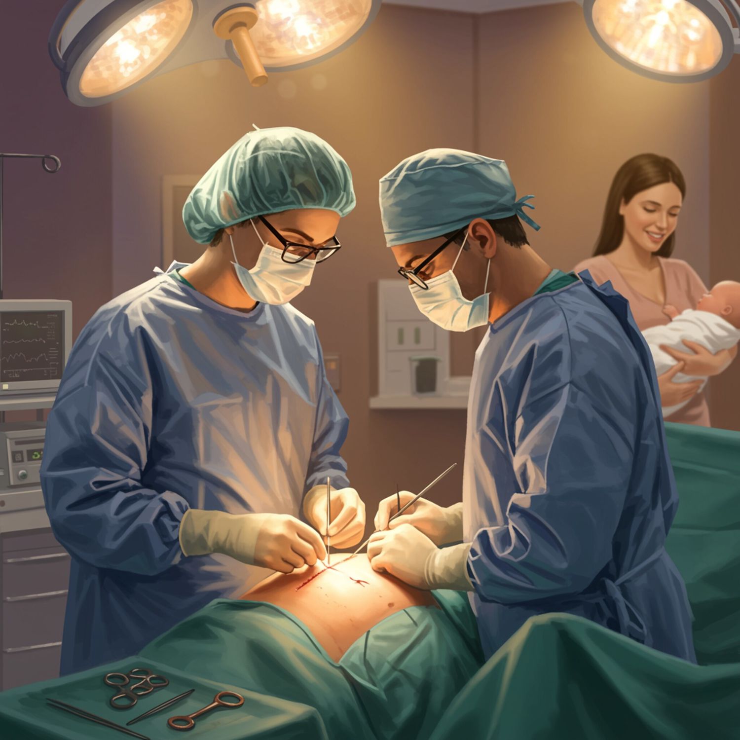 Cięcie cesarskie metodą Misgav-Ladach – szybsza rekonwalescencja po porodzie chirurgicznym