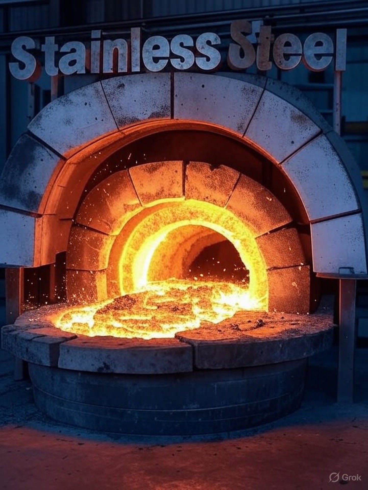 AI Generated Image - Przemysł Stalowy i Metalurgia