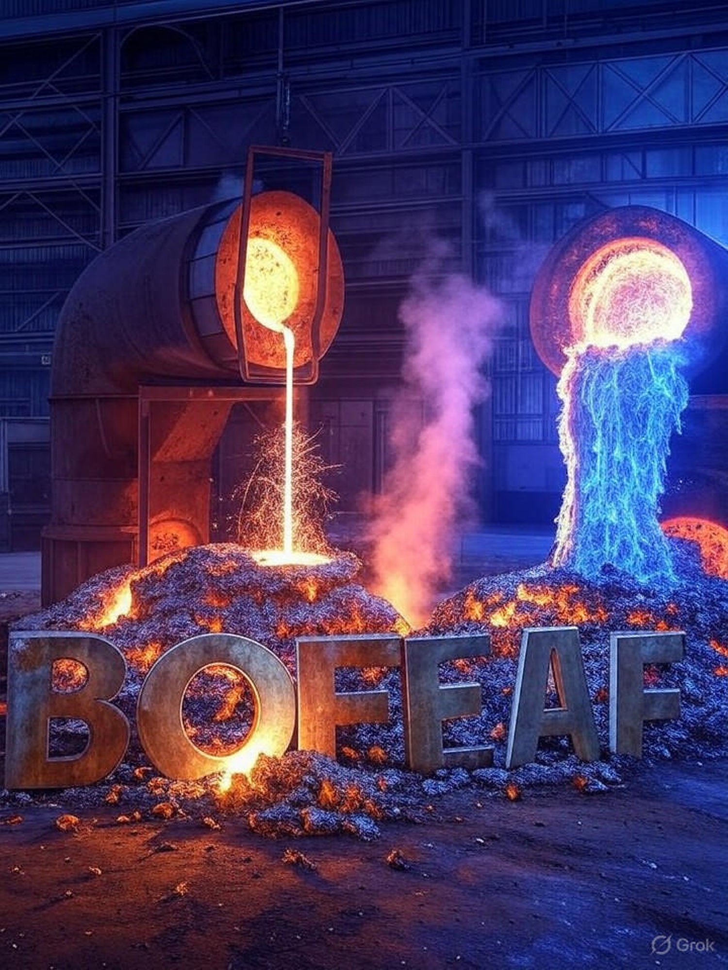 AI Generated Image - Przemysł Stalowy i Metalurgia