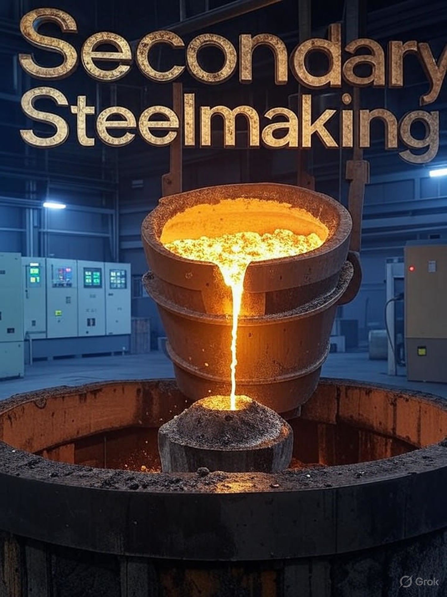 AI Generated Image - Przemysł Stalowy i Metalurgia