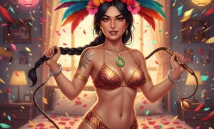 Sambowa Pasja w Sypialni: Erotyczne Przebranie Latynoskiej Bogini