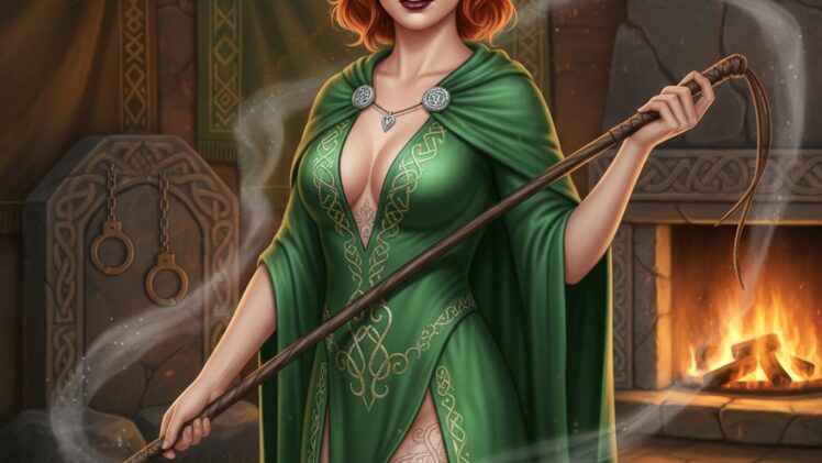 Mistyczna Druidka: Erotyczny Kostium, Który Budzi Namiętność w Sypialni