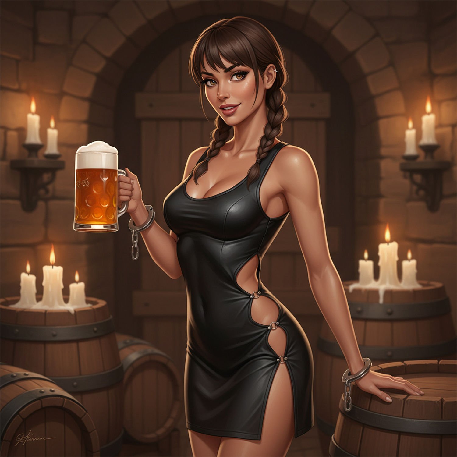 Fantazyjne Przebranie w Sypialni: Namiętna Gra z Oktoberfestowym Twistem