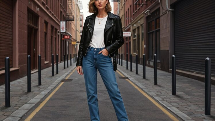 Modna skórzana marynarka – klasyka casual z rockowym akcentem