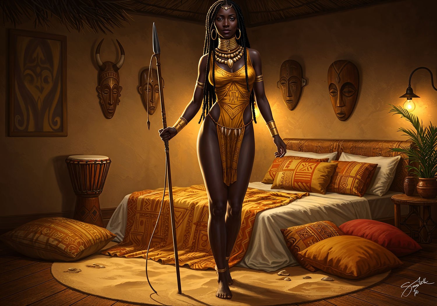 Stań się Afrykańską Boginią: Erotczne Przebranie, Które Rozpali Pasję w Twojej Sypialni