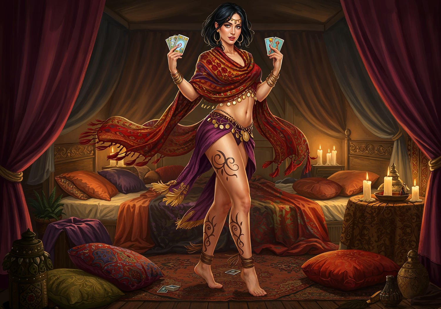 Cygańska Wróżka w Sypialni: Erotyczne Przebranie, Które Rozpali Nomadzką Pasję