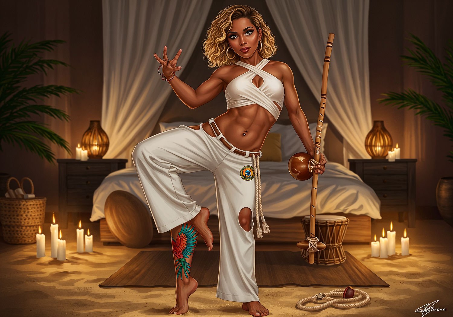Erotyczna Capoeira w Sypialni: Przeistocz się w Wojowniczkę Pełną Namiętności