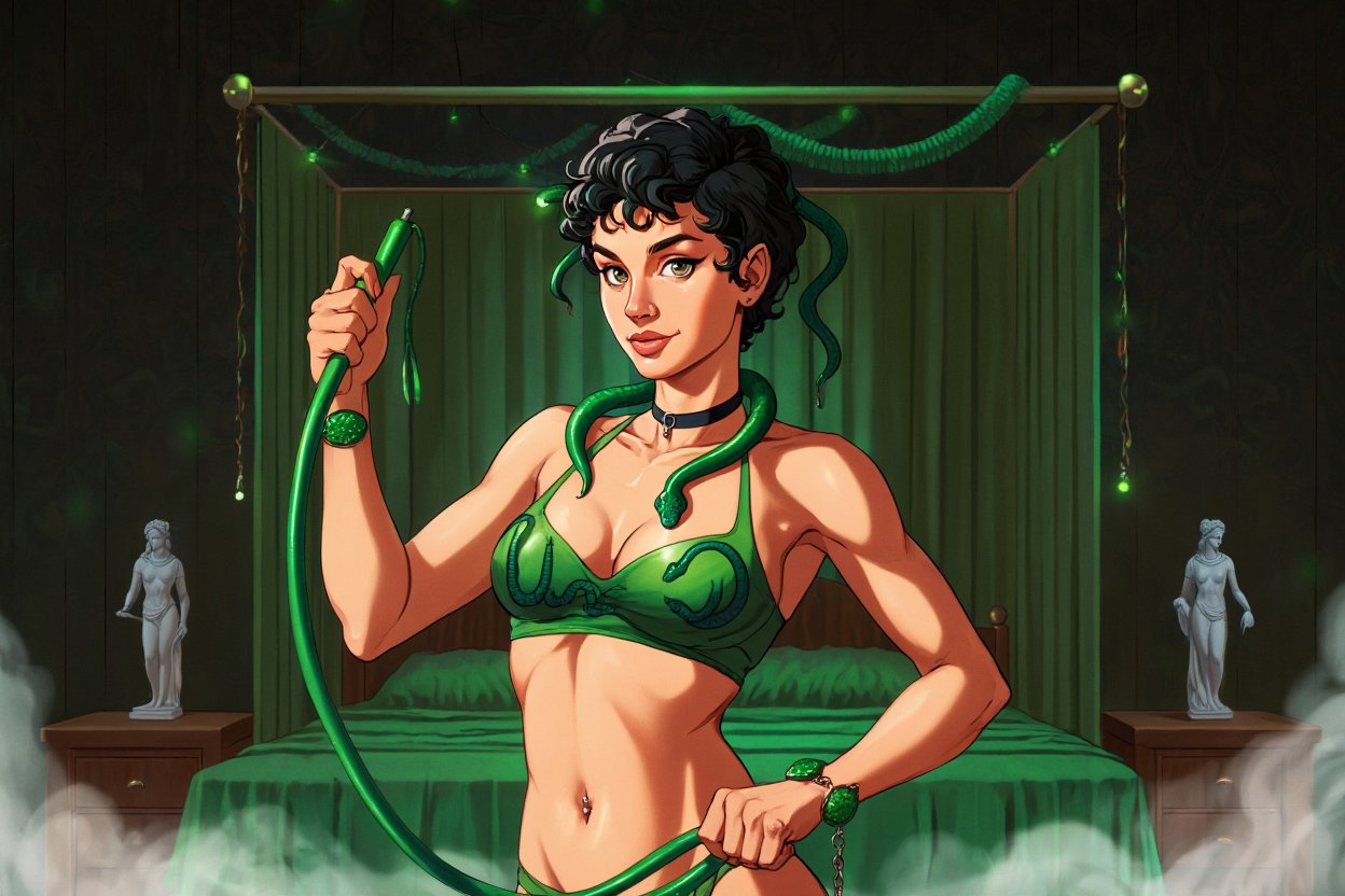 Przeistocz Się w Meduzę: Fantazyjny Erotyczny Kostium na Namiętną Sypialnianą Przygodę