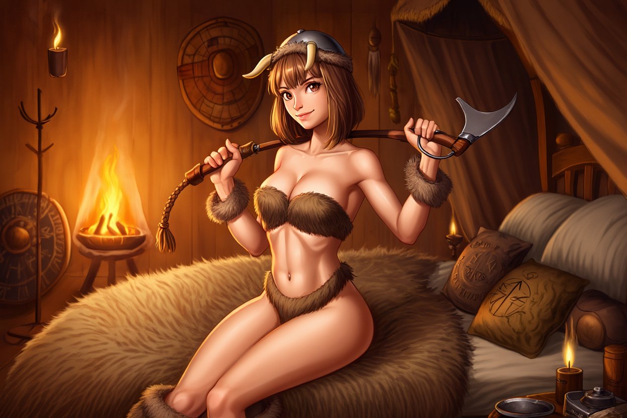 Nordycka Pasja: Wikingowa Fantazja W Sypialni, Która Rozpali Ogień Miłości